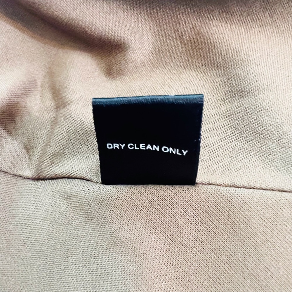 Double Zero Womens A Line Dress Open Pleated Back Bow Brown Size Small - Picture 15 of 15